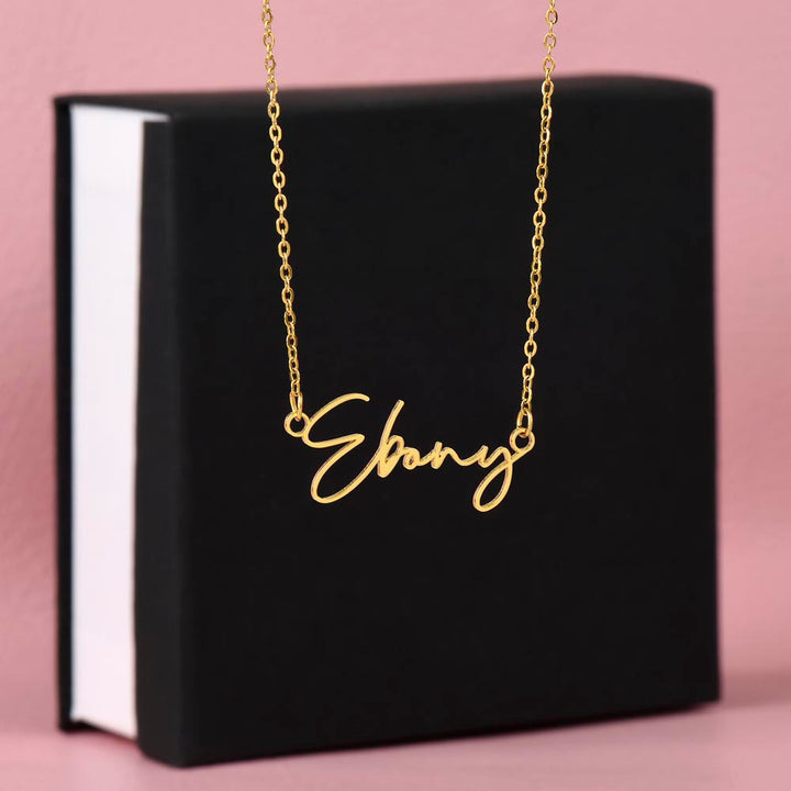 Personalized name necklace